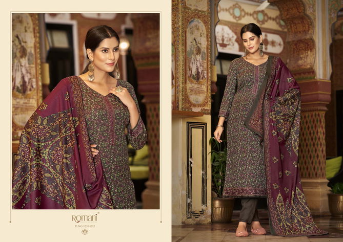 Romani Soneri Winter Wear Pashmina Dress Material Catalog
